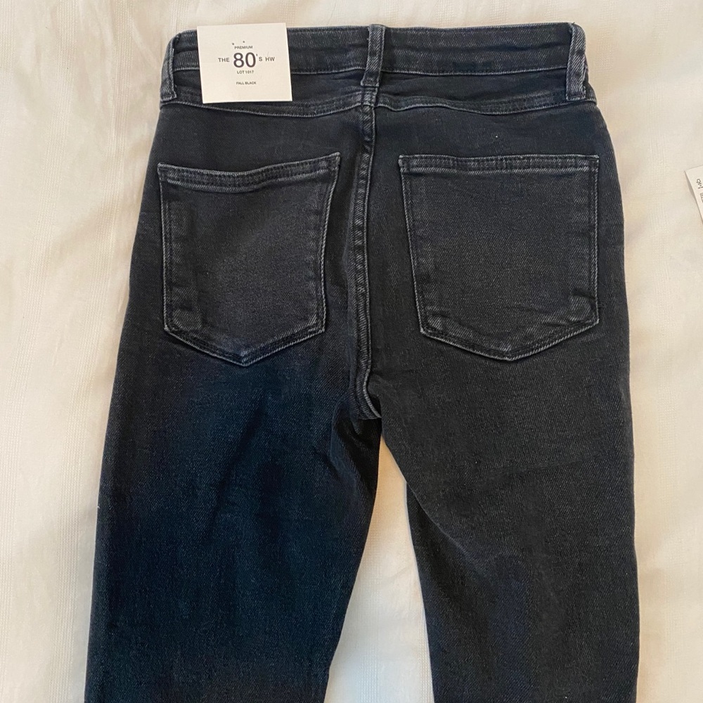 Zara washed black skinny jeans